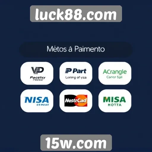 Métodos de pagamento disponíveis no luck88.com